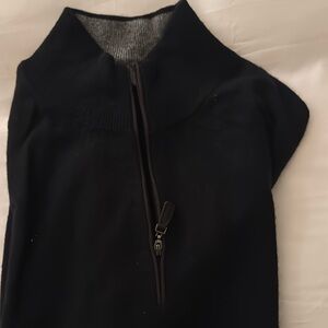 Saks fifth avenue quarter zip cashmere sweater light weight